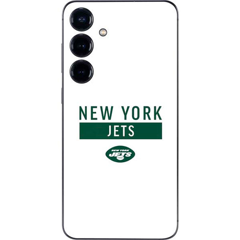 NFL New York Jets White Performance Series Galaxy S25 Skin