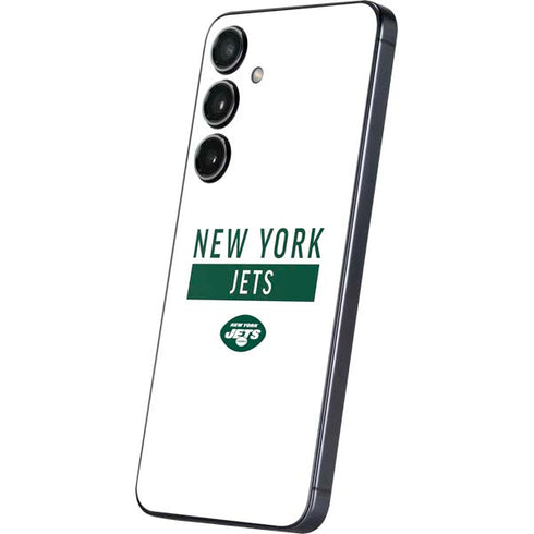 NFL New York Jets White Performance Series Galaxy S24 Skin