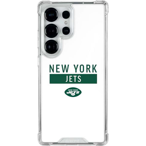 NFL New York Jets White Performance Series Galaxy S25 Ultra Clear Case