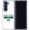 NFL New York Jets White Performance Series Galaxy Z Fold5 5G Clear Case