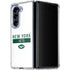 NFL New York Jets White Performance Series Galaxy Z Fold5 5G Clear Case