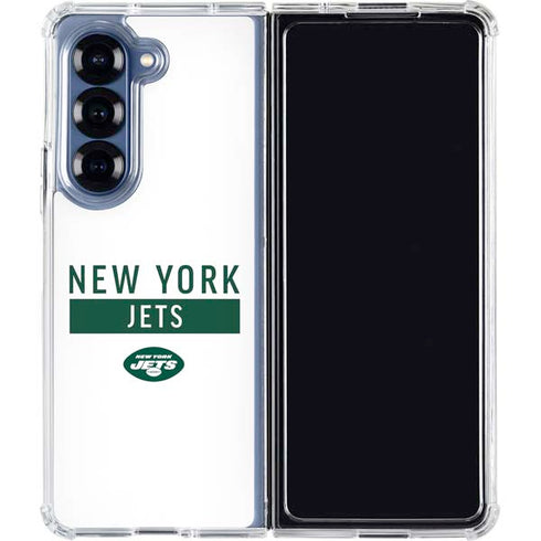 NFL New York Jets White Performance Series Galaxy Z Fold6 Clear Case