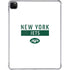 NFL New York Jets White Performance Series iPad Pro 11in (2024) Clear Case