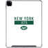 NFL New York Jets White Performance Series iPad Pro 12.9in (2020) Clear Case