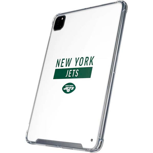 NFL New York Jets White Performance Series iPad Pro 12.9in (2020) Clear Case