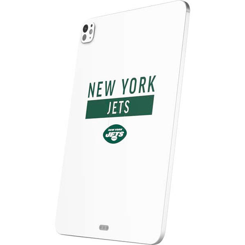 NFL New York Jets White Performance Series iPad Pro 13in M4 (2024) Skin