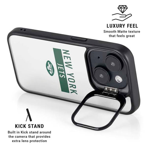 NFL New York Jets White Performance Series iPhone 14 Kickstand Case