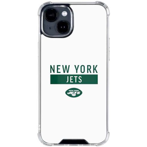 NFL New York Jets White Performance Series iPhone 15 Clear Case