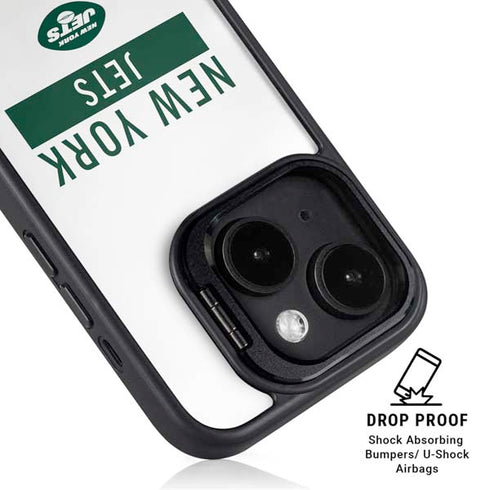NFL New York Jets White Performance Series iPhone 15 Kickstand Case