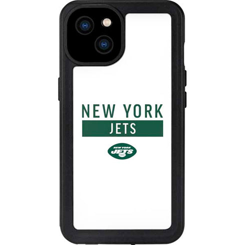 NFL New York Jets White Performance Series iPhone 15 Plus Waterproof Case