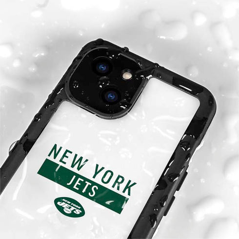 NFL New York Jets White Performance Series iPhone 15 Plus Waterproof Case