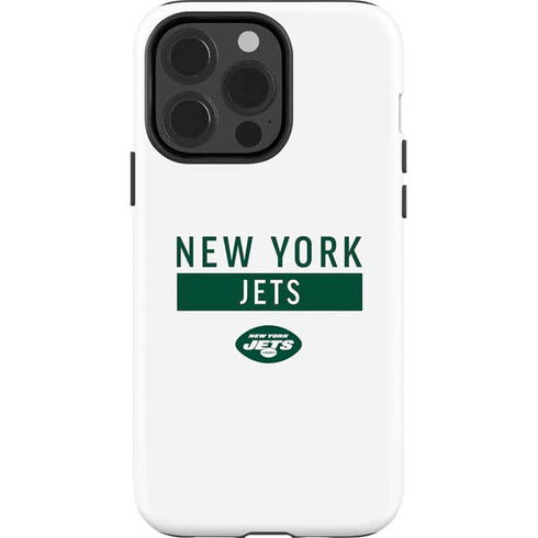 NFL New York Jets White Performance Series iPhone 15 Pro Impact Case