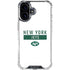 NFL New York Jets White Performance Series iPhone 16 Clear Case