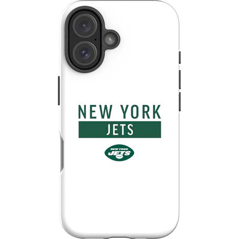 NFL New York Jets White Performance Series iPhone 16 Plus Impact Case