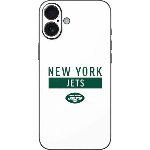 NFL New York Jets White Performance Series iPhone 16 Plus Skin