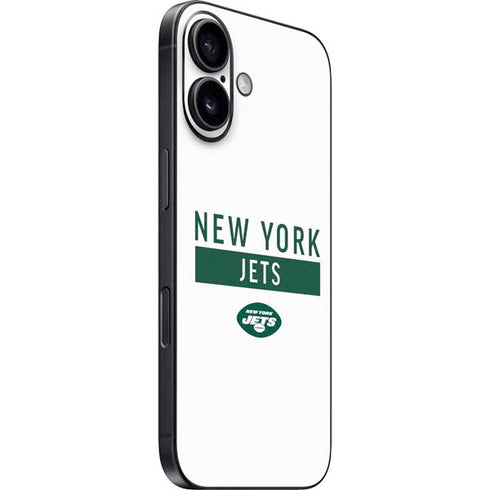NFL New York Jets White Performance Series iPhone 16 Plus Skin