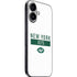 NFL New York Jets White Performance Series iPhone 16 Plus Skin