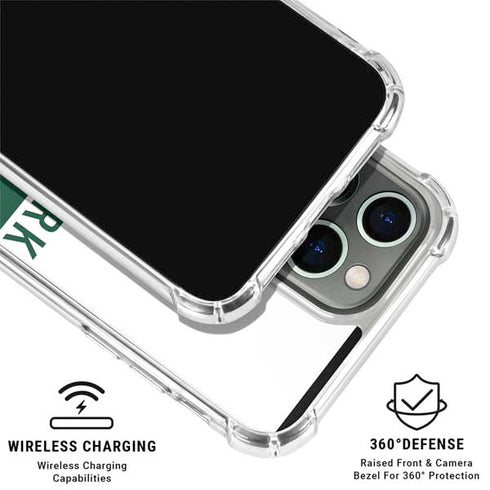 NFL New York Jets White Performance Series iPhone 16 Pro Clear Case