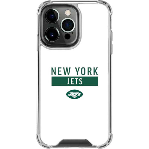NFL New York Jets White Performance Series iPhone 16 Pro Max Clear Case