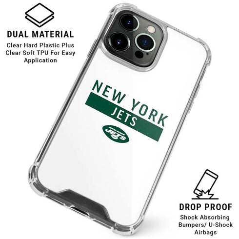 NFL New York Jets White Performance Series iPhone 16 Pro Max Clear Case