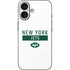 NFL New York Jets White Performance Series iPhone 16 Skin