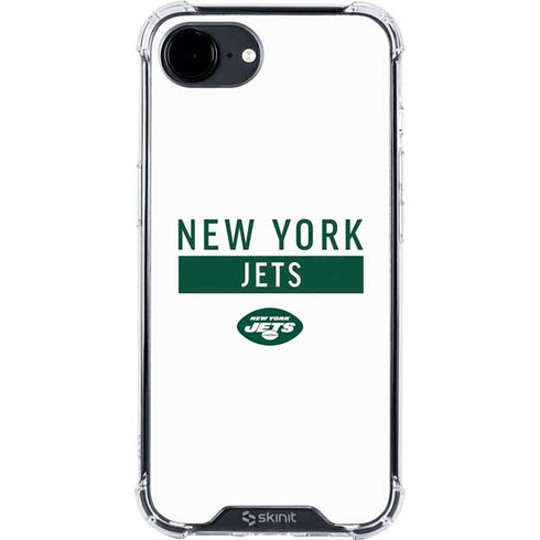 NFL New York Jets White Performance Series iPhone 16e Clear Case
