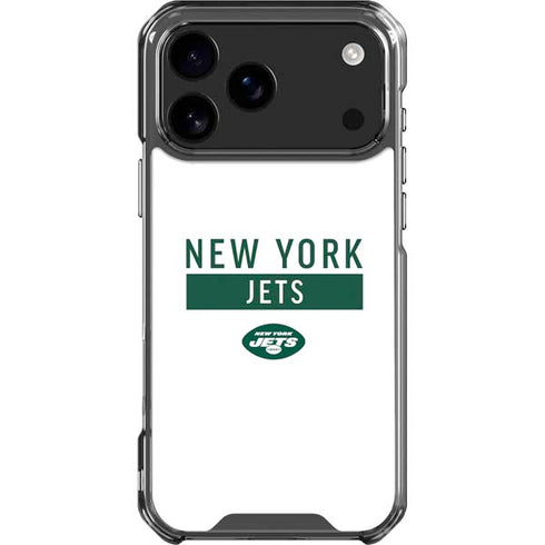 NFL New York Jets White Performance Series iPhone 18 Pro Max Clear Case