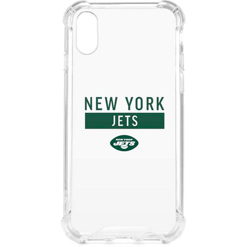 NFL New York Jets White Performance Series iPhone XS Clear Case