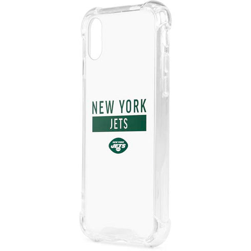 NFL New York Jets White Performance Series iPhone XS Clear Case