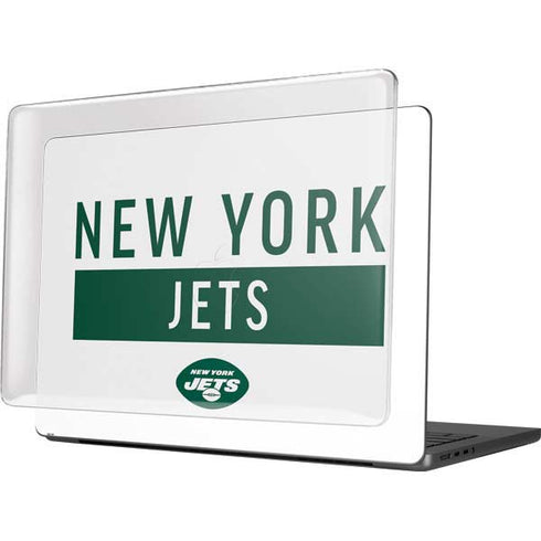 NFL New York Jets White Performance Series MacBook Pro 14in (2021-24) Case plus Skin