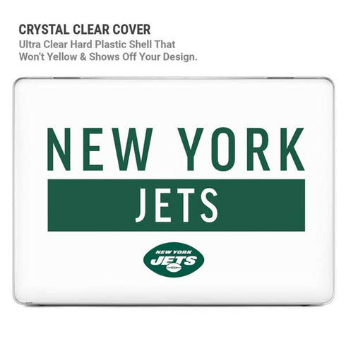 NFL New York Jets White Performance Series MacBook Pro 14in (2021-24) Case plus Skin