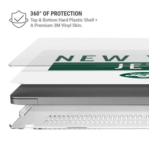 NFL New York Jets White Performance Series MacBook Cases