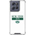 NFL New York Jets White Performance Series Moto G 5G (2025) Clear Case