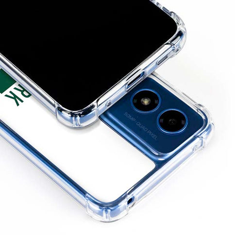 NFL New York Jets White Performance Series Moto G 5G (2024) Clear Case