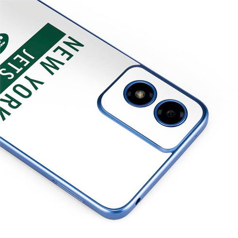 NFL New York Jets White Performance Series Moto G Play 4G (2024) Skin