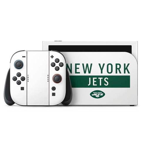 NFL New York Jets White Performance Series Nintendo Switch 2 (2025) with Joy-Con Skin