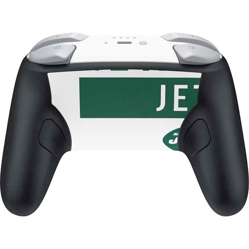 NFL New York Jets White Performance Series Nintendo Switch 2 (2025) Pro Controller Skin