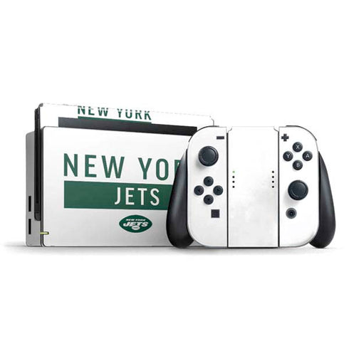 NFL New York Jets White Performance Series Nintendo Skins