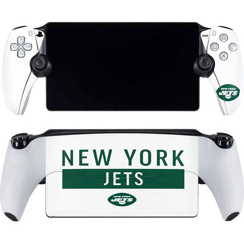 NFL New York Jets White Performance Series PlayStation PS5 Skins