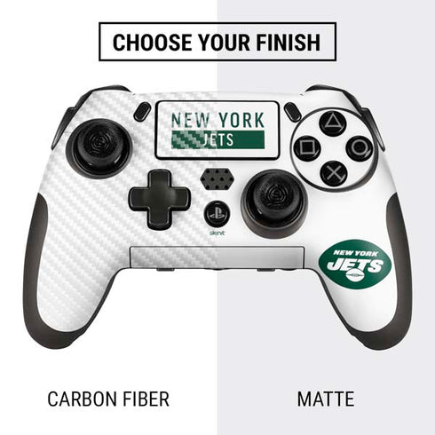 NFL New York Jets White Performance Series PlayStation Scuf Vantage 2 Controller Skin