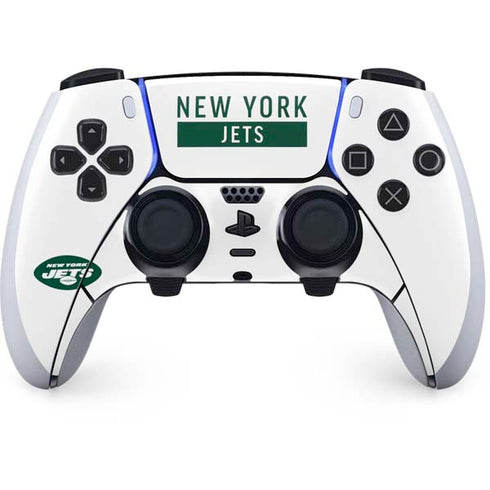 NFL New York Jets White Performance Series PlayStation PS5 Skins