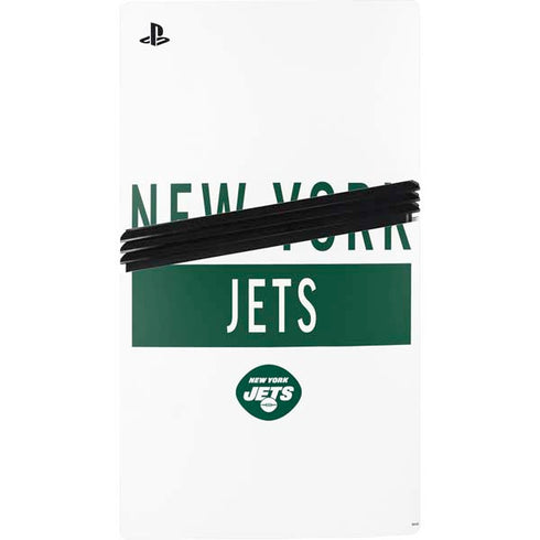 NFL New York Jets White Performance Series PS5 Pro Bundle Skin
