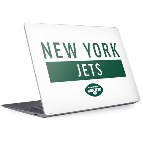 NFL New York Jets White Performance Series Surface Laptop 3 13.5in Skin