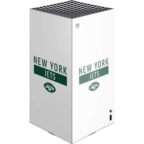 NFL New York Jets White Performance Series XBox Series X Digital Edition Console Skin