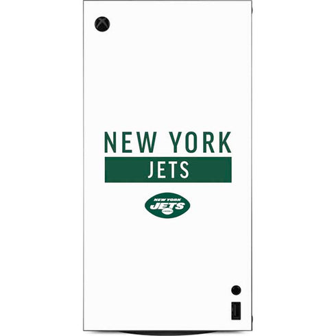 NFL New York Jets White Performance Series XBox Series X Digital Edition Console Skin
