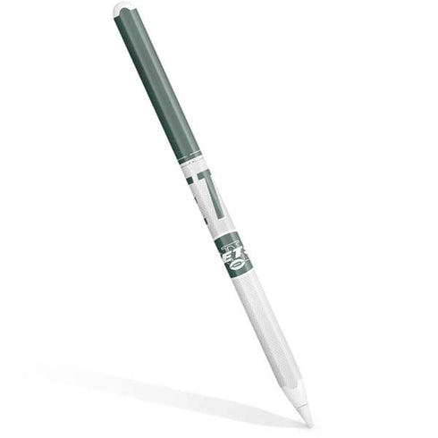 NFL New York Jets White Striped Apple Pencil (2nd Gen 2019) Skin