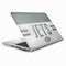 NFL New York Jets White Striped HP Elitebook Skin