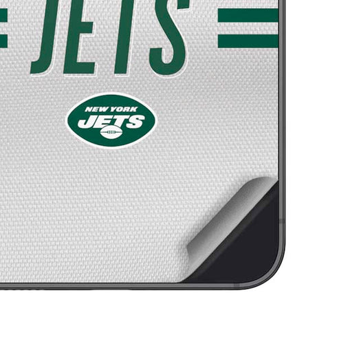 NFL New York Jets White Striped Galaxy A16 5G Skin
