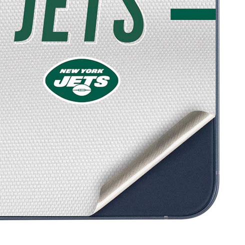 NFL New York Jets White Striped Galaxy A35 5G Skin