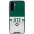 NFL New York Jets White Striped Galaxy A36 5G Clear Case